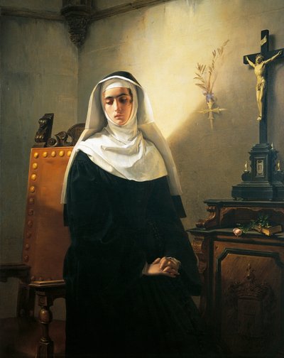 Nunna av Monza av Giuseppe Molteni