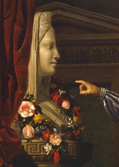 Gubbe pekar ut Maria Luigias herm för sitt barnbarn, av Giuseppe Molteni, ca 1830, olja på duk av Giuseppe Molteni