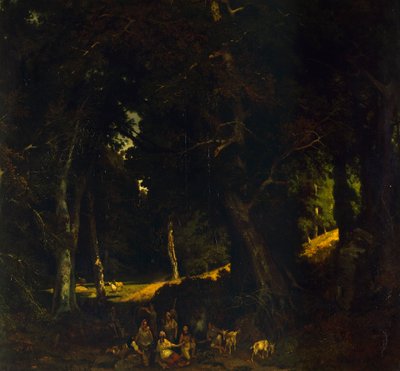 Gypsy Encampment, av Giuseppe Palizzi av Giuseppe Palizzi