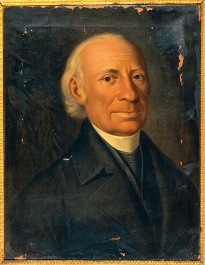 Porträtt av Giovanni Meli (1740-1815), italiensk poet och dramatiker av Giuseppe Patania, målning av Giuseppe Patania