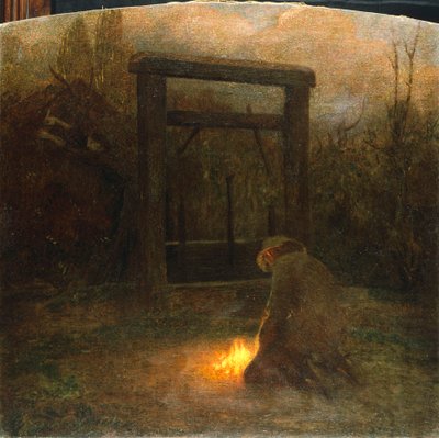 upendo wa maisha, jopo la kulia, na Giuseppe Pellizza da Volpedo (1868-1907) swed av Giuseppe Pellizza da Volpedo