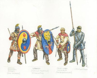 Romerska armén: bågskytt och katafraktor i legionen av Giuseppe Rava