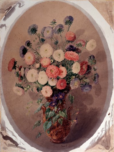 Gäng prästkragar Akvarell av Giuseppe Roda (1800-talet) 1863 Dim 70x51 cm Gener, Galleria d