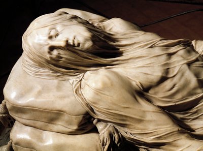 Den beslöjade Kristus av Giuseppe Sanmartino