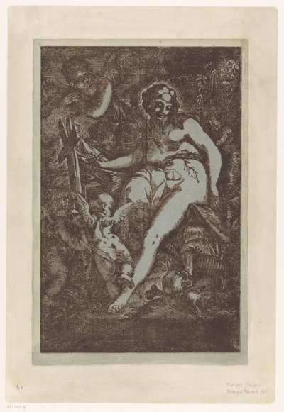 Maria Magdalena in de wildernis av Giuseppe Scolari (circle of)