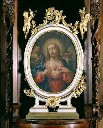 The Sacred Heart of Christ, från internatskolans kapell, 1766 av Giuseppe Varotti