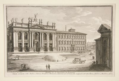 Basilica of St. John Lateran (The Church of St. John Lateran) av Giuseppe Vasi