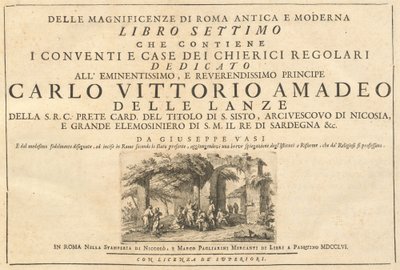 Om det antika och moderna Roms storheter (vol. 3) av Giuseppe Vasi