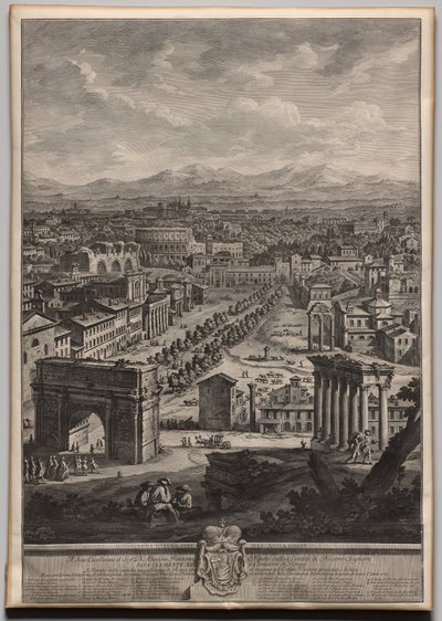Campo Vaccino av Giuseppe Vasi