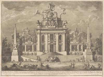 Den första maskinen för Kina 1769: En "läcker" av Giuseppe Vasi, after Giuseppe Palazzi, after Paolo Posi