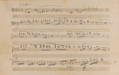 Manus: Opera Otello. 1887 av Giuseppe Verdi