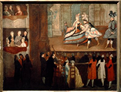 Opera Serie, slutet av 1700-talet (olja) av Giuseppe de Albertis