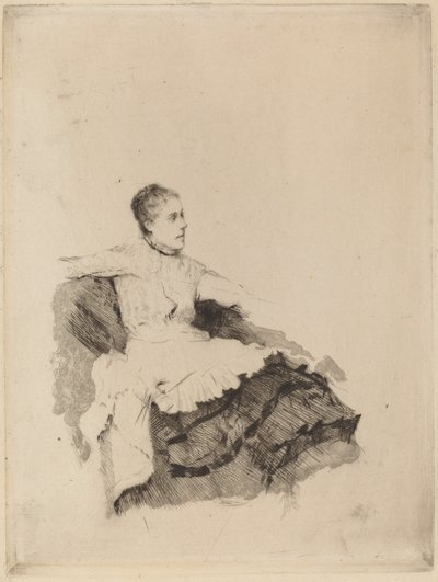 Porträtt av Madame de Nittis ("Uppmärksamhet") av Giuseppe de Nittis