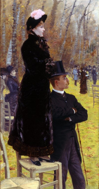 Tävlingarna i Auteuil av Giuseppe de Nittis
