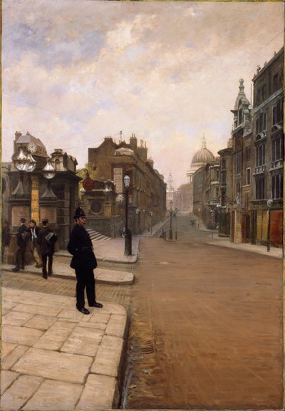 En söndag i London (målning av Giuseppe or Joseph de Nittis