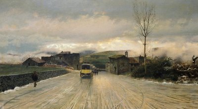 Korsning av Apenninerna av Giuseppe or Joseph de Nittis