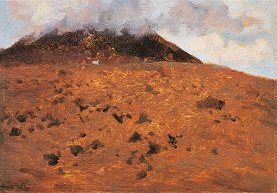 På sluttningarna av Vesuvius av Giuseppe or Joseph de Nittis