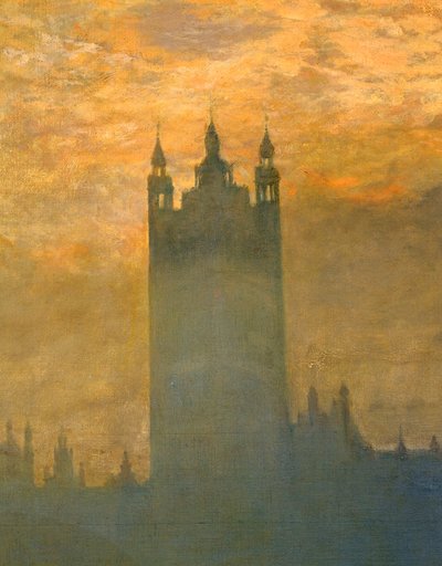 Westminster av Giuseppe or Joseph de Nittis