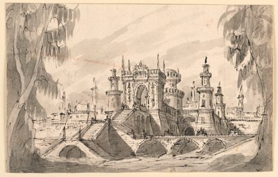 Scenografi, Citadel on a River av Giuseppino Galliari