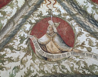 Profeten Baruch, från Loggia d "Annunciation, 1451 av Giusto dAllamagna