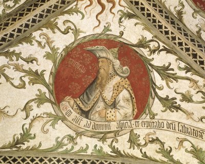 Profeten Micah, från Loggia d "Annunciation, 1451 av Giusto dAllamagna
