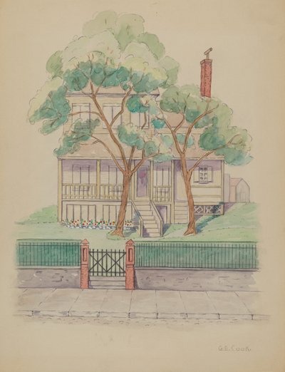 Stewart House, ca. 1936. av Gladys Cook