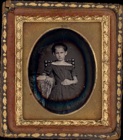 Porträtt av en flicka,ca. 1850 (foto) av Glenalvin J. Goodridge