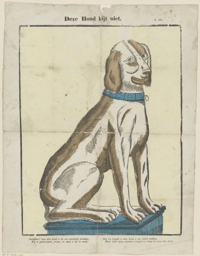Den här hunden biter inte (titel på föremål) av Glenisson and Van Genechten