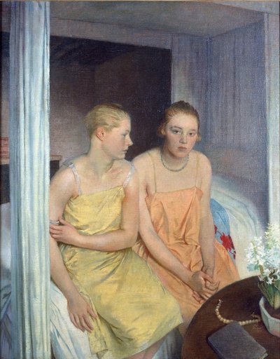 Gabrielle och Rosemary, 1828 av Glyn Warren Philpot