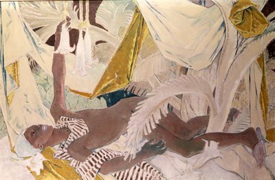 Henry Thomas, Philpots jamaicanska tjänare, liggande av Glyn Warren Philpot