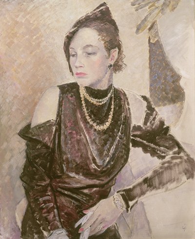 Miss Gwendolen Cleaver, 1933 av Glyn Warren Philpot