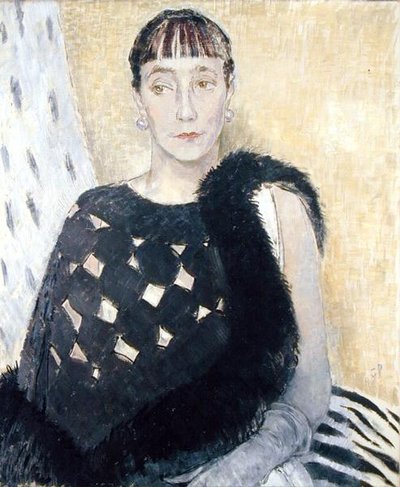 Mrs Clement Cross, konstnärens äldre syster av Glyn Warren Philpot