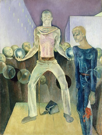 Tyngdlyftning, Berlin 1931 av Glyn Warren Philpot