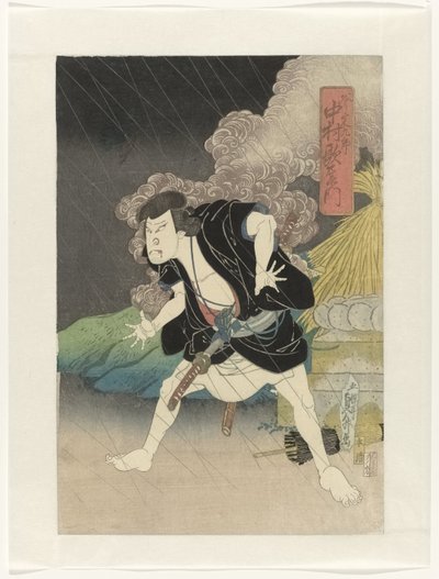 Nakamura Utaemon IV som Ono Sadakurô av Gochôtei Sadamasu