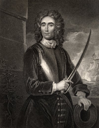 John Benbow, graverad av W.T. Mote, från 