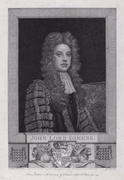 John Somers av Godfrey (after) Kneller