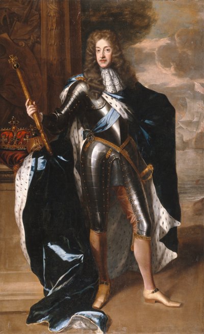 James II (olja på duk) av Godfrey (follower of) Kneller