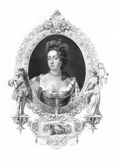 Anne drottning av Storbritannien av Godfrey Kneller