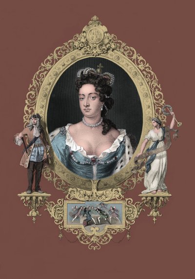 Anne drottning av Storbritannien av Godfrey Kneller