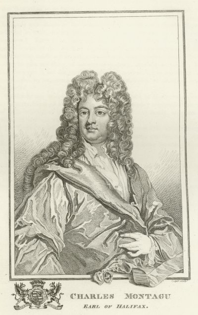 Charles Montagu, jarl av Halifax av Godfrey Kneller