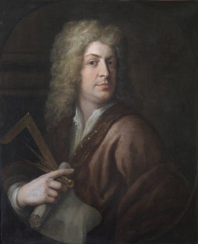 Edward Strong, ca 1710 av Godfrey Kneller