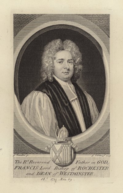 Francis Lord Bishop of Rochester av Godfrey Kneller