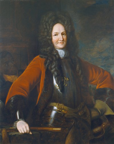 General Hugh Mackay (ca 1640-92) 1690 8G:dödades i slaget vid Steenkirk 1692 under nioårskriget (1689-97); av Godfrey Kneller