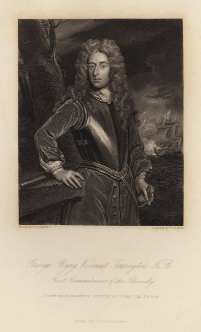 George Byng Viscount Torrington av Godfrey Kneller