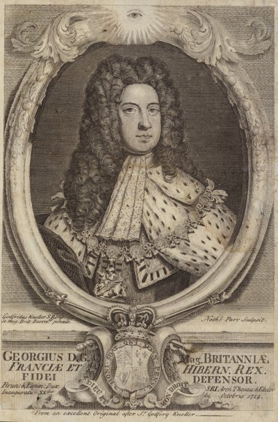 Kung George I av Storbritannien och Irland av Godfrey Kneller