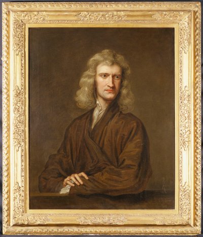 Porträtt av Sir Isaac Newton av Godfrey Kneller