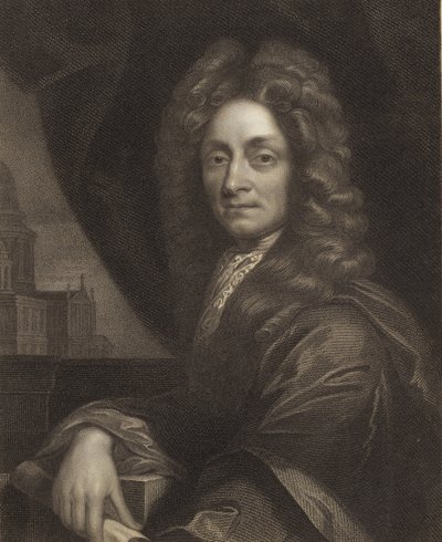 Sir Christopher Wren av Godfrey Kneller