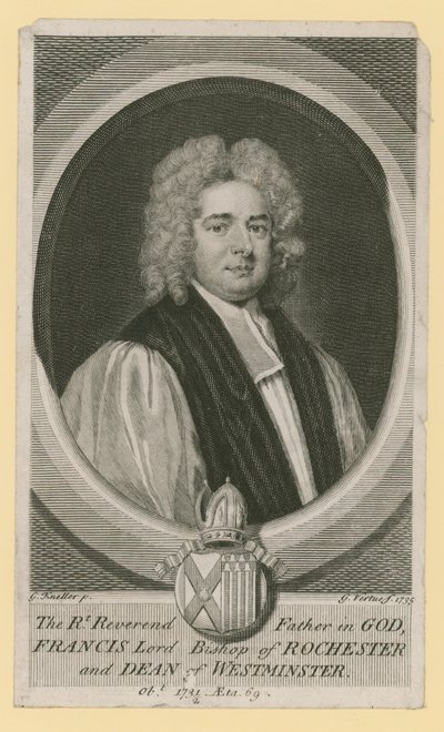 Den högvördige fadern i Gud, Francis Lord biskop av Rochester och dekanus av Westminster av Godfrey Kneller