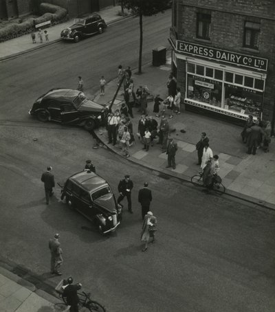 Gatuscen i Sidmouth Road i norra London av Godfrey Macdominic