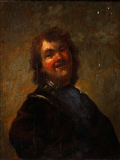 Rembrandt skrattar, 1658 av Godfried Cornelisz Schalcken
